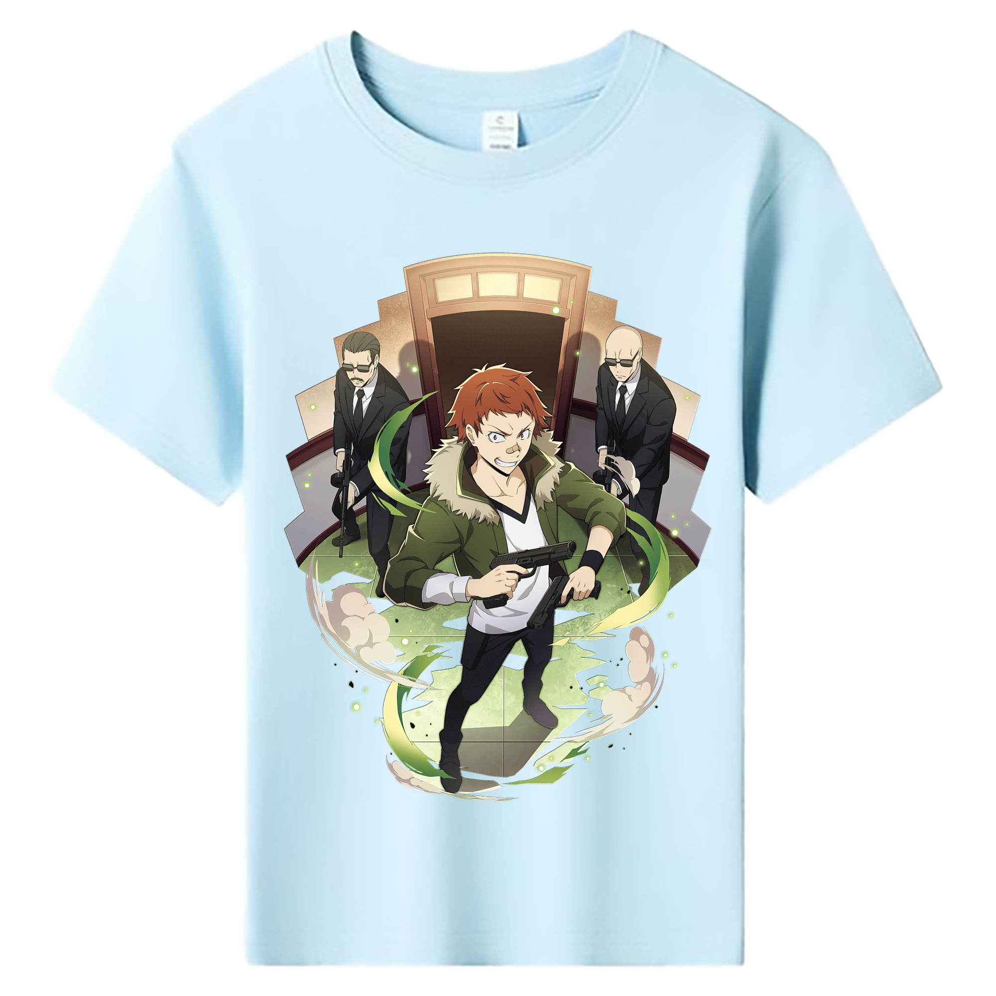 （画像用） 文豪ストレイドッグス Bungo Stray Dogs 綿100％キッズTシャツ（フロントプリント）